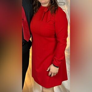 Calvin Klein Bow Neck Sheath Dress